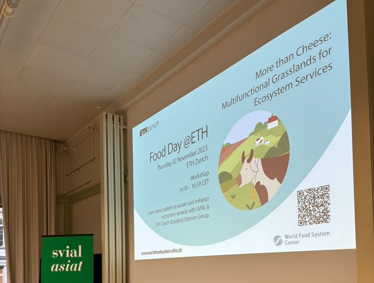 Read more about the article Workshop “More than cheese: Multifunctional grasslands for ecosystem” at the Food Day @ ETH